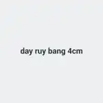 Dây ruy băng 4cm