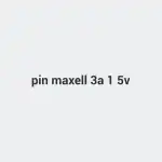 Pin maxell 3A 1.5v