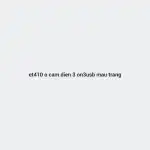 ET410_Ổ cắm điện 3 ổ + 3USB_Màu trắng