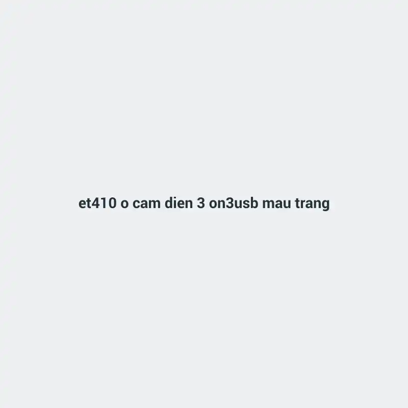 263238-556.png ET410_Ổ cắm điện 3 ổ + 3USB_Màu trắng - Image 1