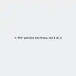 W18501_Pin kiềm_Size 5_Màu đen_4 cái/ vỉ