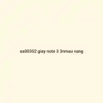 EA00352_Giấy note_3*3_Màu vàng
