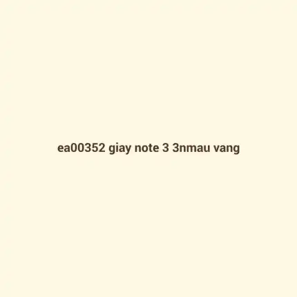 EA00352_Giấy note_3*3_Màu vàng