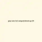 Giấy note 3x2 - vàng - Sticknote GS-09