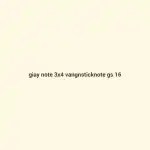 Giấy note 3x4 - vàng - Sticknote GS-16