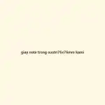 Giấy note trong suốt 76x76mm - Kami