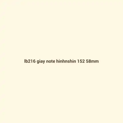 LB216_Giấy note hình Shin_152*58mm