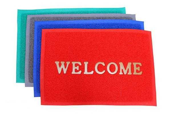 Thảm nhựa lau chân Welcome 40x60cm Thảm nhựa lau chân Welcome 40x60cm