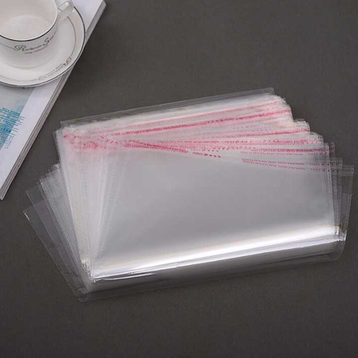 Bao nylon có miếng dán 35x42cm Bao nylon có miếng dán 35x42cm