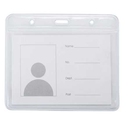 Bảng tên nhựa dẻo ngang 8x10cm