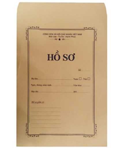 Bìa hồ sơ xin việc cam F4 100 gsm