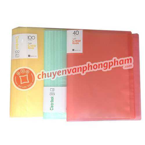 Bìa nhựa 80 lá VC Bìa nhựa 80 lá VC