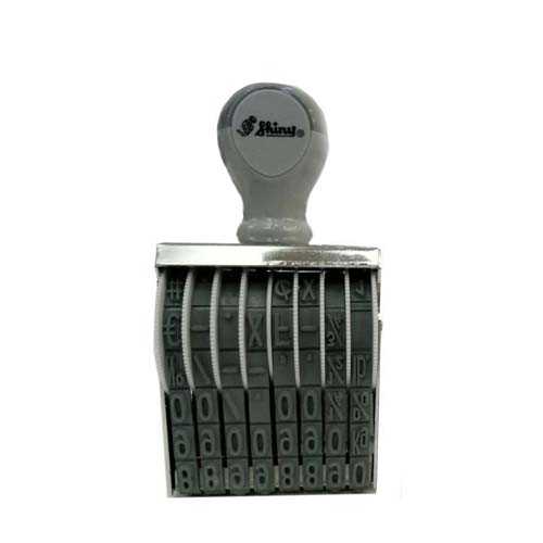Dấu xoay tay Shiny N38 8 số – số cao 5mm Dấu xoay tay Shiny N38 8 số – số cao 5mm