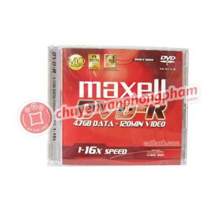 Đĩa DVD Maxell – Hộp đỏ 10 cái