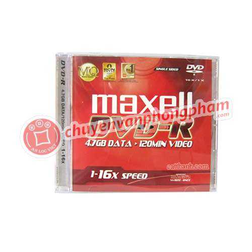 Đĩa DVD Maxell – Hộp đỏ 10 cái Đĩa DVD Maxell – Hộp đỏ 10 cái