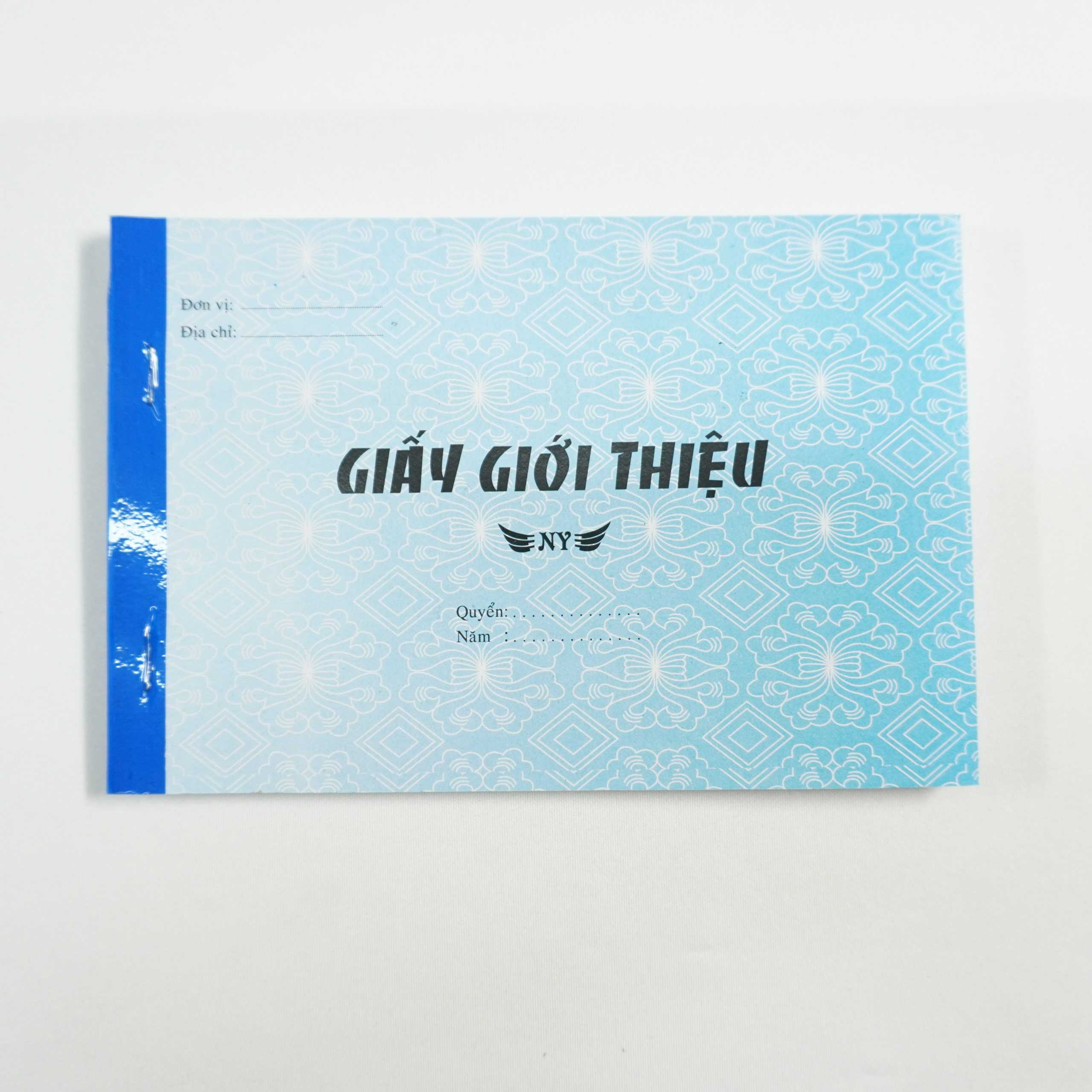Giấy giới thiệu 1 liên 13x19cm Giấy giới thiệu 1 liên 13x19cm