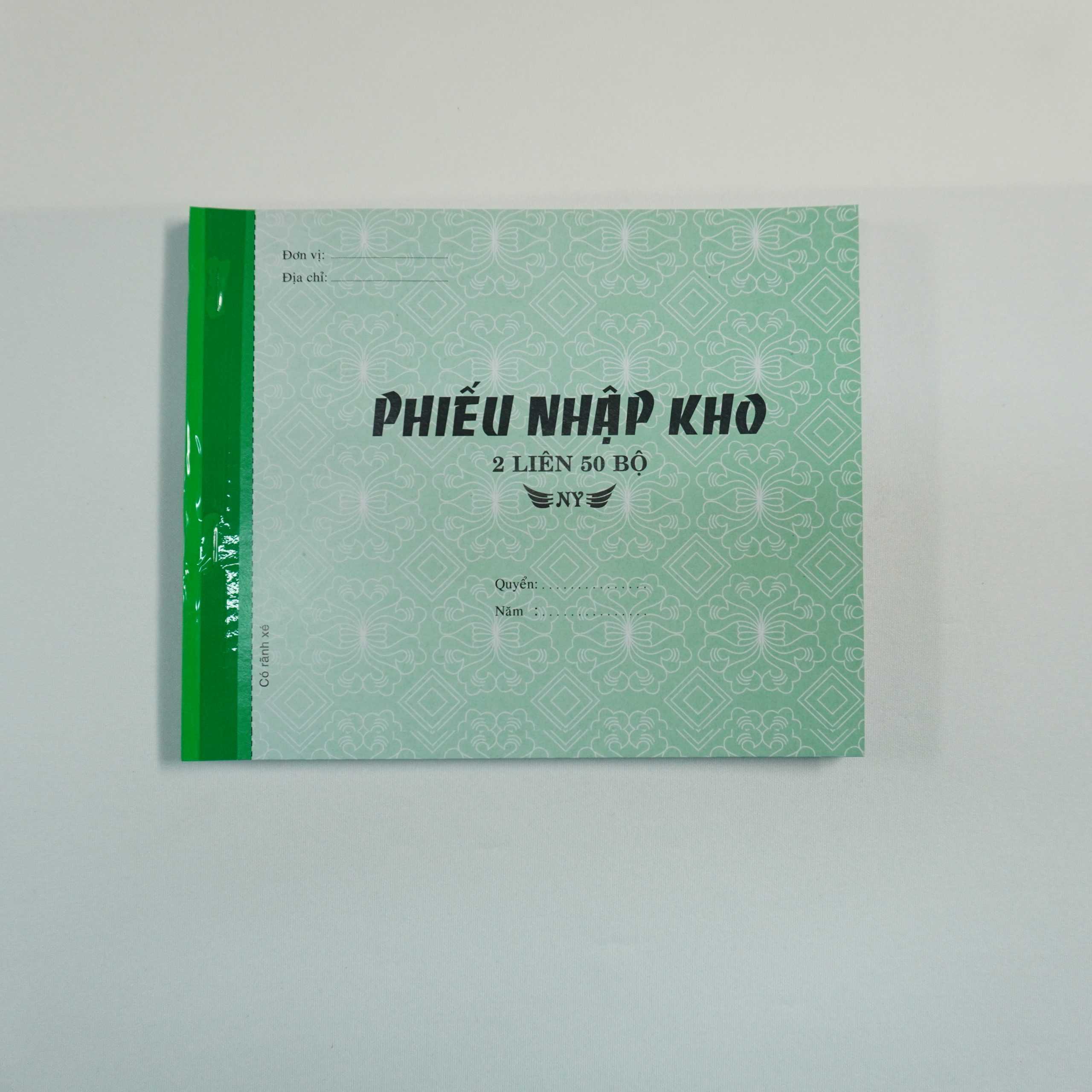 Phiếu nhập kho 2 liên A5 Phiếu nhập kho 2 liên A5