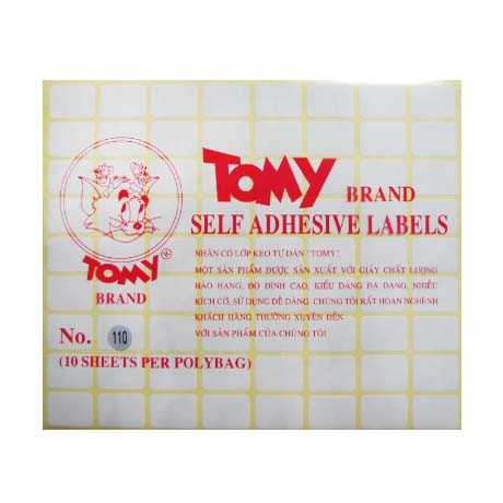 Decal A5 Tomy GP 110 Decal A5 Tomy GP 110