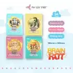 Tập 96 trang Brainrot 80gsm – 4 ô ly
