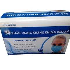 Khẩu trang y tế 4 lớp kháng khuẩn dày