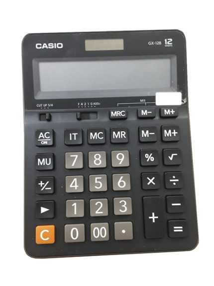 Máy tính Casio GX – 12B -BK chính hãng