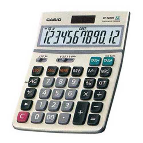 Máy tính Casio DF 120 FM chính hãng Máy tính Casio DF 120 FM chính hãng