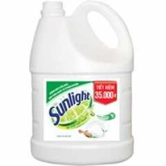 Nước rửa chén Sunlight can 3,6kg – Thiên nhiên – Trắng Nước rửa chén Sunlight can 3,6kg – Thiên nhiên – Trắng