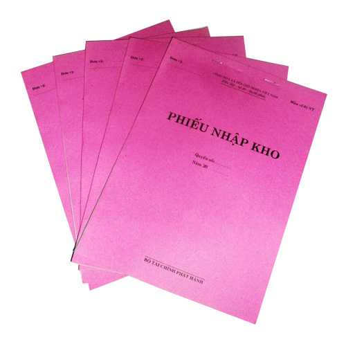 Phiếu nhập kho 2 liên A4 Phiếu nhập kho 2 liên A4
