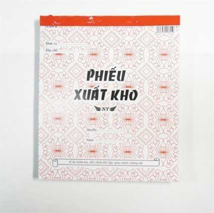 Phiếu xuất kho 3 liên A4