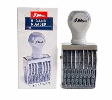 Dấu xoay tay Shiny N28 8 số – số cao 7mm