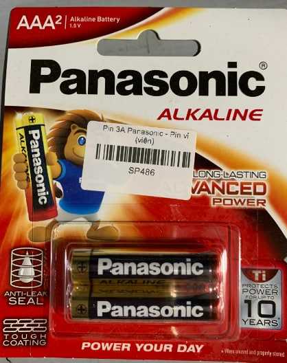 Pin 3A Panasonic – Pin vỉ