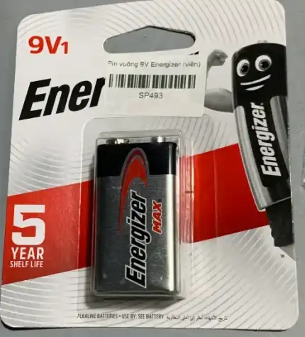 Pin vuông 9V Energizer