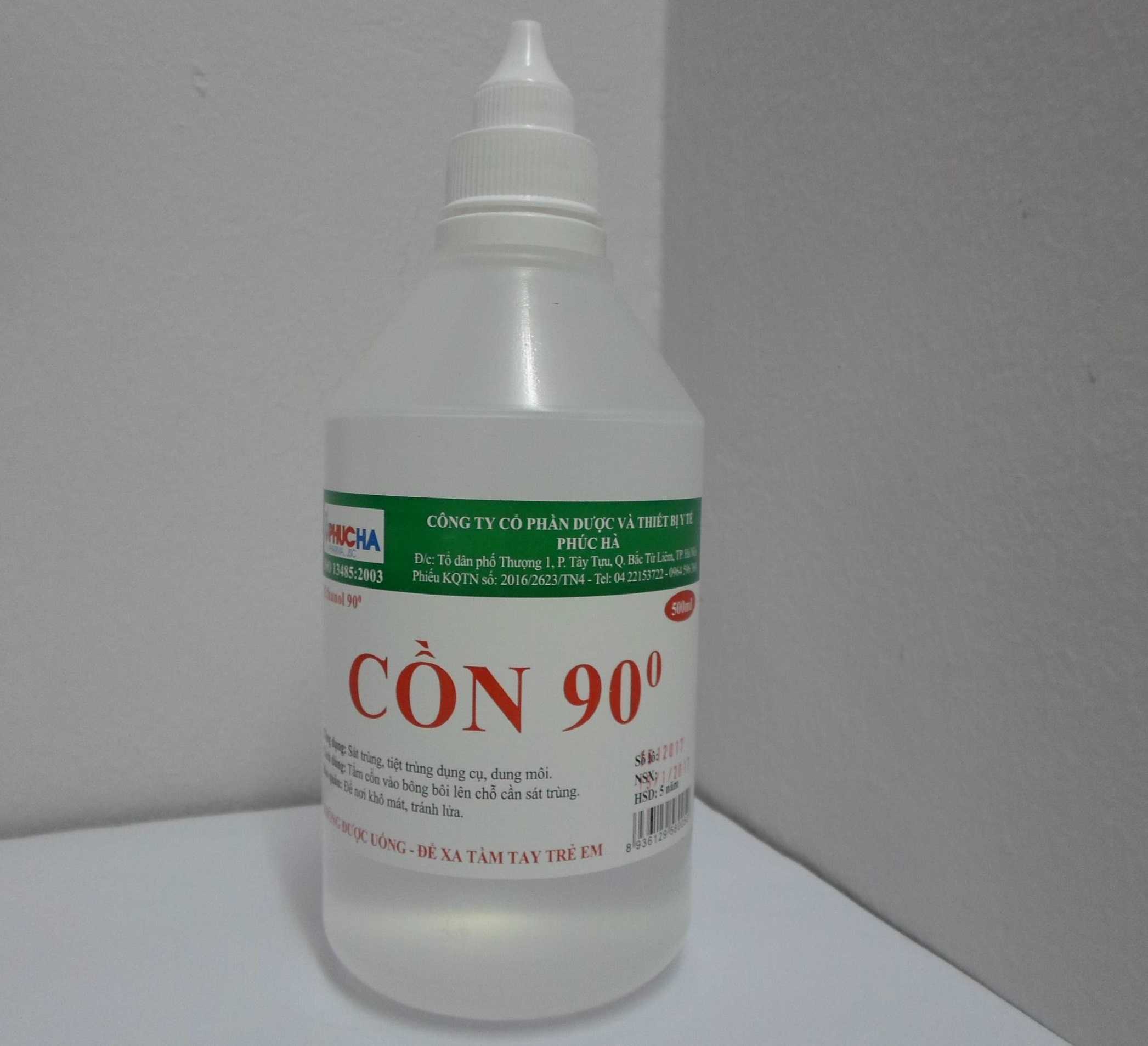Cồn 90 độ 500ml Cồn 90 độ 500ml