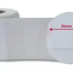 Cuộn decal nhiệt 2 tem 35x22mm x 2.000 tem R2-RC – Trắng