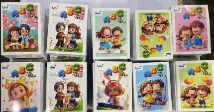 Tập 96 trang ABC 80gsm – 4 ô ly
