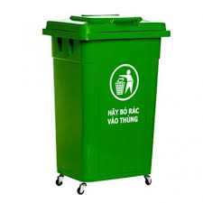 Thùng rác Hiệp Thành 60l – có bánh xe